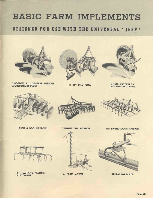 1949 Jeep Universal Operation Data Page 7